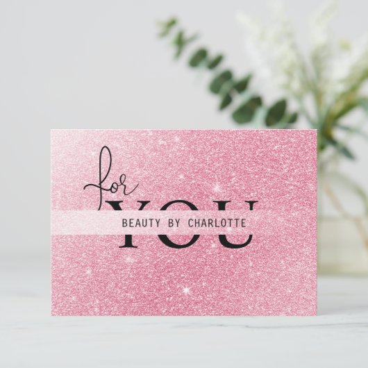GESCHÄFTSBESCHEINIGUNG | Glitter | für Sie (スタンド正面)