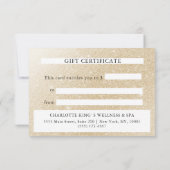 GESCHÄFTSBESCHEINIGUNG | Glitter | für Sie (裏面)