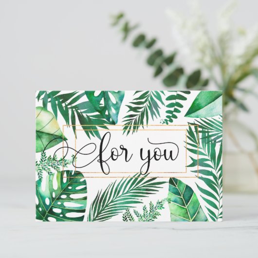 GESCHÄFTSGESCHENKZERTIFIKAT | for you (スタンド正面)