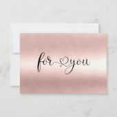 GESCHÄFTSGESCHENKZERTIFIKAT | for you (正面)