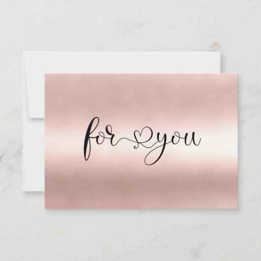 GESCHÄFTSGESCHENKZERTIFIKAT | for you (正面)