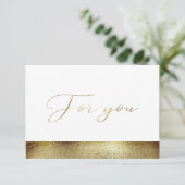 GESCHÄFTSGESCHENKZERTIFIKAT | Modern Gold (スタンド正面)