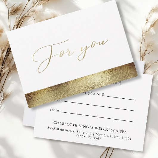 GESCHÄFTSGESCHENKZERTIFIKAT | Modern Gold