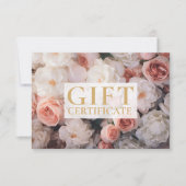 GESCHÄFTSKONTROLLBESCHEINIGUNG | Modern | Floral | (正面)