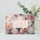 GESCHÄFTSKONTROLLBESCHEINIGUNG | Modern | Floral | (スタンド正面)