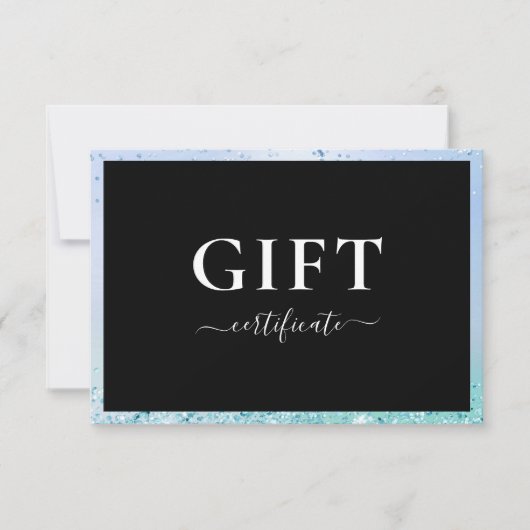 GESCHÄFTSKONTROLLBESCHEINIGUNG | MODERN | GLITTER (正面)