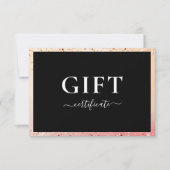 GESCHÄFTSKONTROLLBESCHEINIGUNG | MODERN|GLITTER (正面)