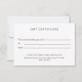 GESCHÄFTSUNTERNEHMENSBESCHEINIGUNG | für| modernes (裏面)