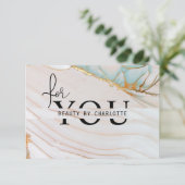 GESCHÄFTSUNTERNEHMENSBESCHEINIGUNG| für Sie (スタンド正面)