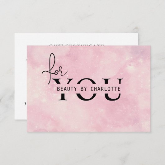 GESCHÄFTSUNTERNEHMENSBESCHEINIGUNG| für Sie (正面/裏面)