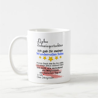 Geschenk an die Schwiegertochter コーヒーマグカップ