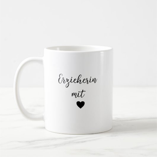 Geschenk Lehrerin | Abschiedsgeschenk | Dankeschön コーヒーマグカップ (左)