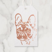 Geschenkanhänger aus Folie French Bulldog ギフトタグ (裏面)