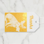 Geschenkanhänger aus Folie French Bulldog ギフトタグ (正面 (横))