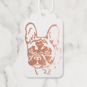 Geschenkanhänger aus Folie French Bulldog ギフトタグ (裏面)