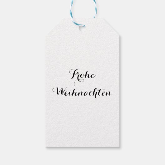 Geschenkanhänger Frohe Weihnachten ギフトタグ (裏面)