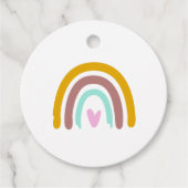 Geschenkanhänger Rainbow フェイバータグ (正面)
