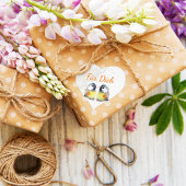 Geschenkaufkleber - Kohlmeisen - Aquarell ハートシール