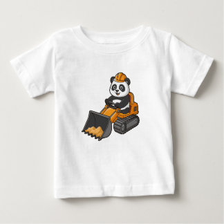 Geschenke für Kinder Baustelle Baggerfahrer Bau ベビーTシャツ