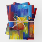 Geschenkpapier - Bunte Fenster ラッピングペーパーシート (インサイチュ)
