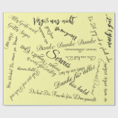 Geschenkpapier Danke zum Abschied ラッピングペーパー (フラット)