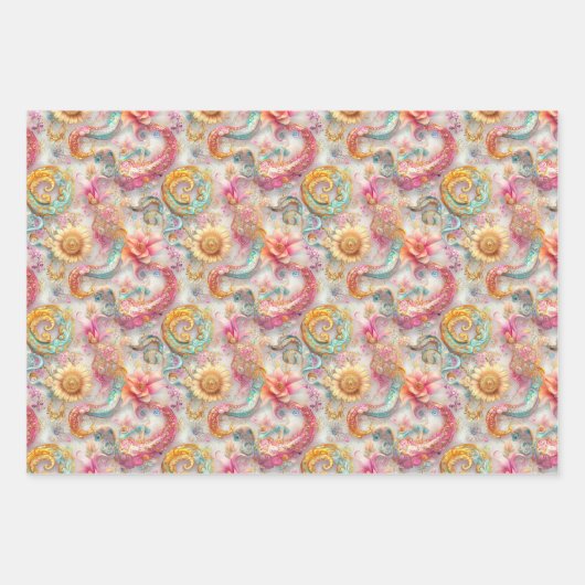 Geschenkpapier, das auffällt! ラッピングペーパーシート (正面3)