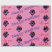 Geschenkpapier  Geburtstag ラッピングペーパー (フラット)