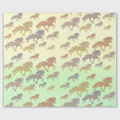 Geschenkpapier - Islandpferde im TÖLT ラッピングペーパー (フラット)