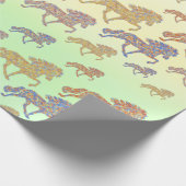 Geschenkpapier - Islandpferde im TÖLT ラッピングペーパー (角)