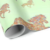 Geschenkpapier - Islandpferde im TÖLT ラッピングペーパー (ロールコーナー)