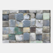 Geschenkpapier - Pflastersteine ラッピングペーパーシート (正面3)