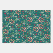 Geschenkpapier Set Weihnachten ラッピングペーパーシート (正面)
