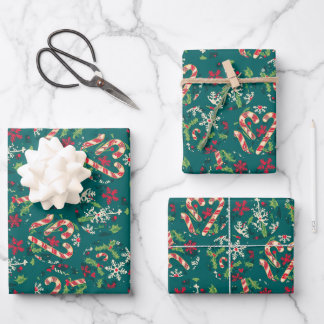 Geschenkpapier Set Weihnachten ラッピングペーパーシート