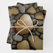 Geschenkpapier - Steine ラッピングペーパーシート (インサイチュ)