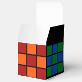 Geschenkschachtel Bunte Quadrate Vario C フェイバーボックス (オープン)