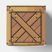 Geschenkschachtel "Holzkiste" Pixel-Art フェイバーボックス (上部)