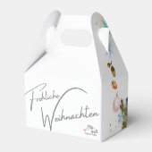 Geschenkschachtel mit Pferde Bild, Weihnachten フェイバーボックス (裏面サイド)