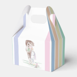 Geschenkverpackung Osterbild, Pferd und Osterhase フェイバーボックス