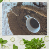 Geschirrtuch Kaffee Liebhaber Coffee Lovers Bistro キッチンタオル (折り畳み)