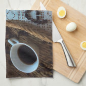 Geschirrtuch Kaffee Liebhaber Coffee Lovers Bistro キッチンタオル (四つ折り)