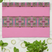 Geschirrtuch mit Omas Besticken キッチンタオル (折り畳み)