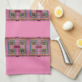 Geschirrtuch mit Omas Besticken キッチンタオル (四つ折り)