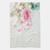 Geschirrtuch "shabby rose" キッチンタオル (縦)