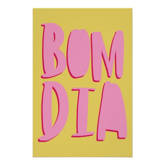 Geschmackvolles Poster; Bom Dia = Guten Morgen ポスター (正面)
