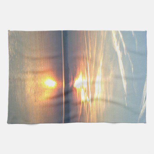 Geschurtuch Sonenuntergang参照 キッチンタオル (横)