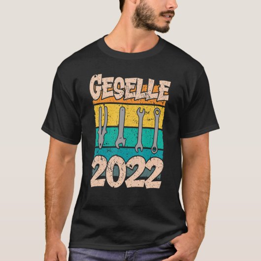 Geselle 2022試験Zum Handwerker Tシャツ (正面)