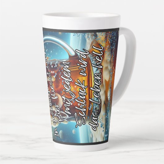 Geselliges Bier  カフェラテマグ (右アングル)