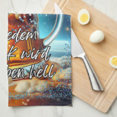 Geselliges Bier  キッチンタオル (四つ折り)