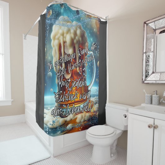 Geselliges Bier  シャワーカーテン (インサイチュ)
