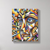 Gesicht キャンバスプリント (正面)
